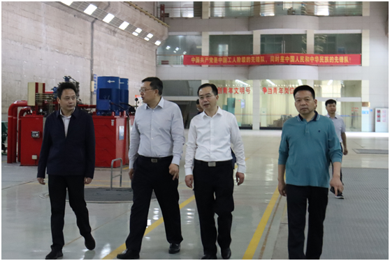 省国资委党委委员、副主任毛育新带队赴华体会网页版-华体会(中国)株洲航电分公司开展安全生产督查